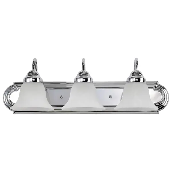 Ballerina 3-Light Vanity with Alabaster Glass - Image 2