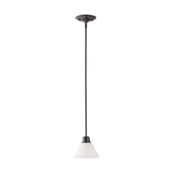 Empire Mini Pendant with Frosted White Glass