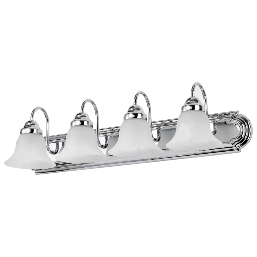 Ballerina 4-Light Vanity with Alabaster Glass - Image 2