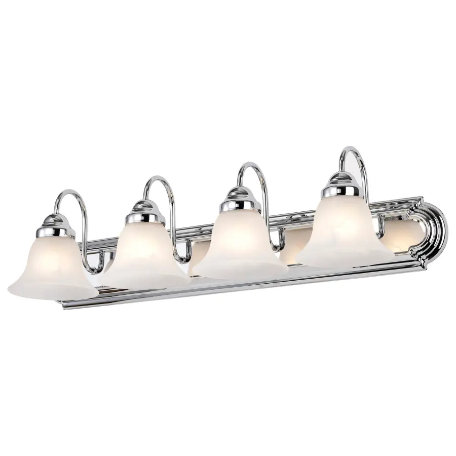Ballerina 4-Light Vanity with Alabaster Glass - Image 3