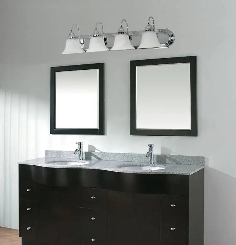 Ballerina 4-Light Vanity with Alabaster Glass - Image 8
