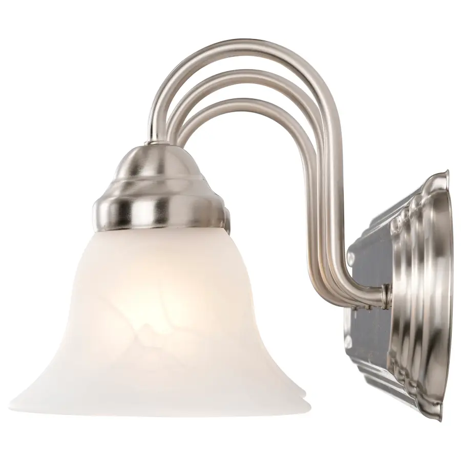 Ballerina 3-Light Vanity with Alabaster Glass Bell Shades - Image 5