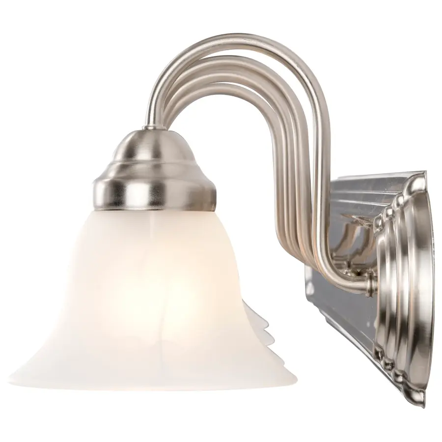 Ballerina 4-Light Vanity with Alabaster Glass Bell Shades - Image 5