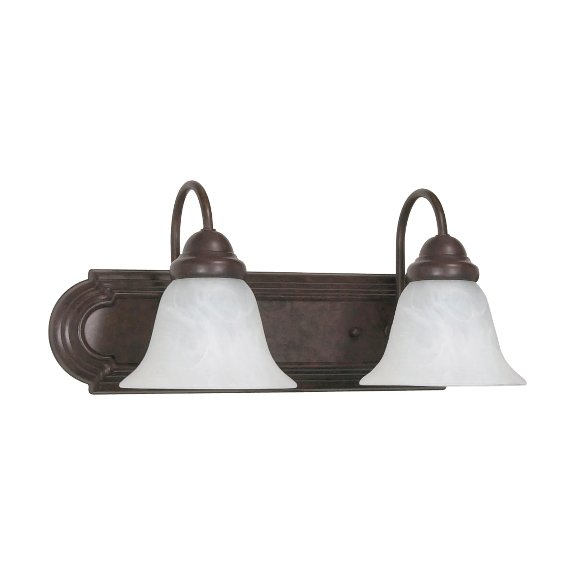 Ballerina 2-Light Vanity with Alabaster Glass
