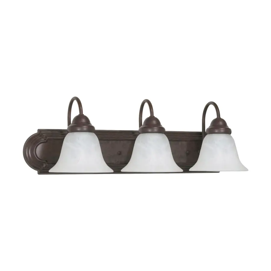 Ballerina 3-Light Vanity with Alabaster Glass - Image 1
