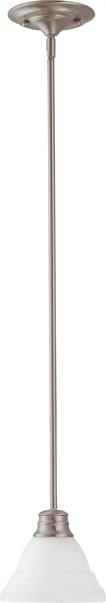 Empire Mini Pendant with Frosted White Glass