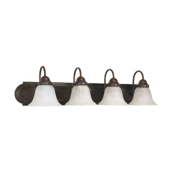 Ballerina 4-Light Vanity with Alabaster Glass