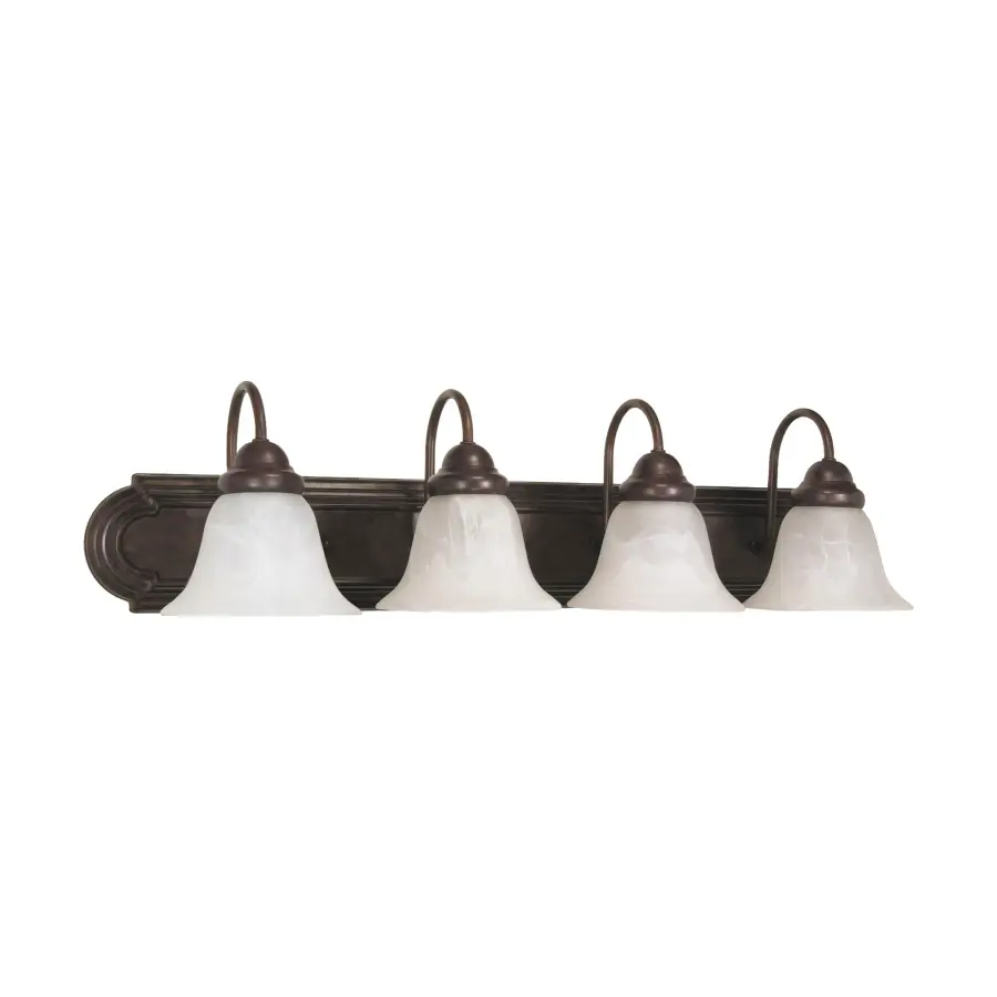 Ballerina 4-Light Vanity with Alabaster Glass