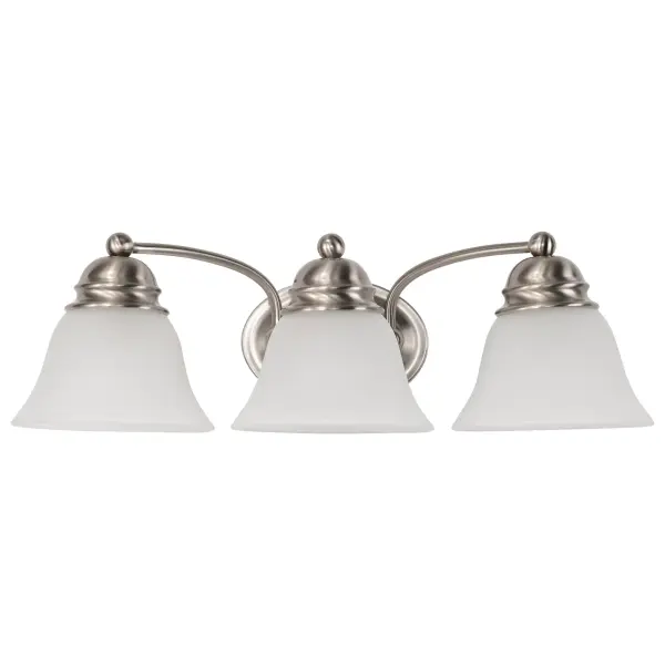Empire 3-Light Vanity with Frosted White Glass - Image 3