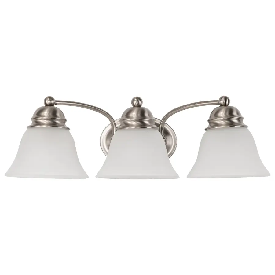 Empire 3-Light Vanity with Frosted White Glass - Image 3