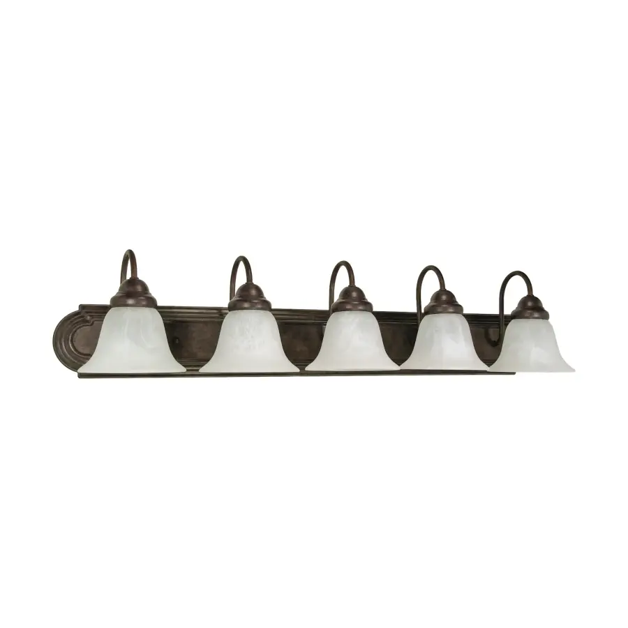 Ballerina 5-Light Vanity with Alabaster Glass - Image 1