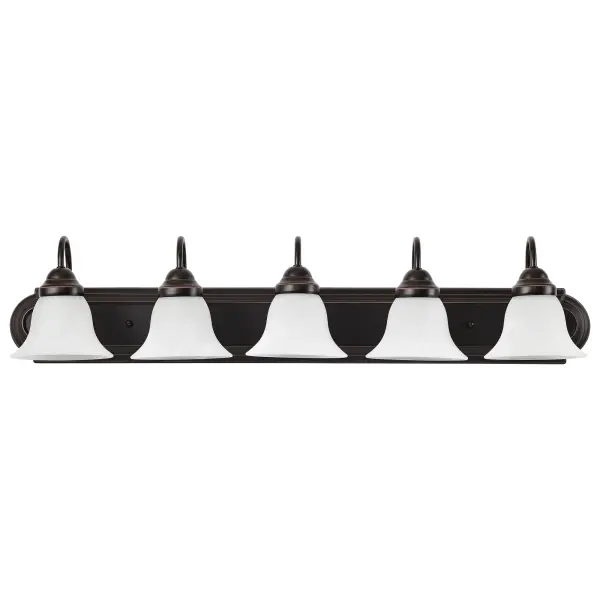 Ballerina 5-Light Vanity with Alabaster Glass - Image 2
