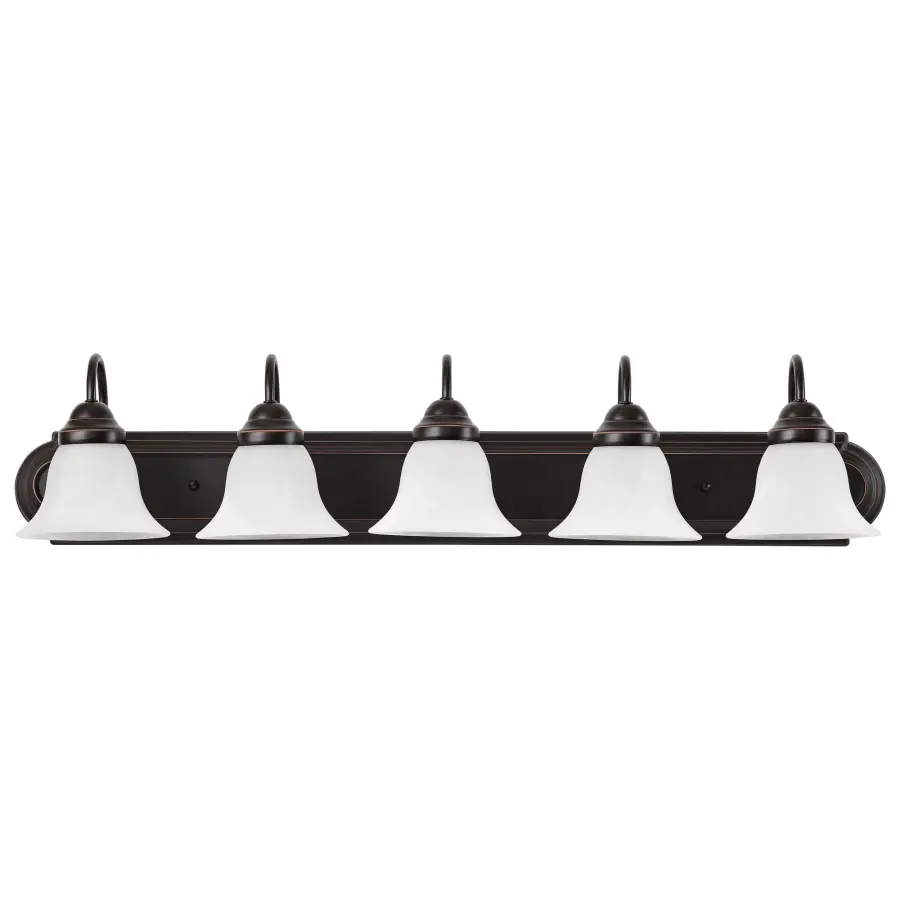Ballerina 5-Light Vanity with Alabaster Glass - Image 2
