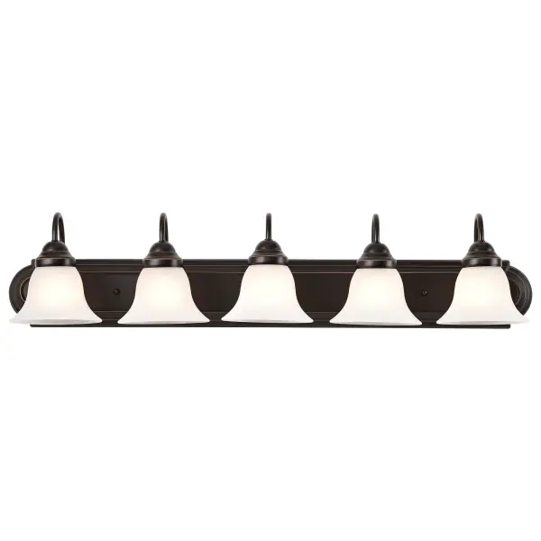 Ballerina 5-Light Vanity with Alabaster Glass - Image 3