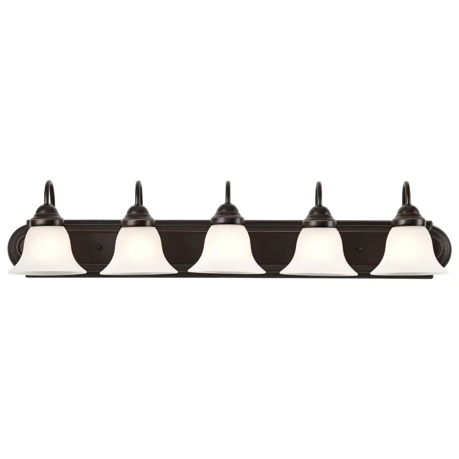 Ballerina 5-Light Vanity with Alabaster Glass - Image 3