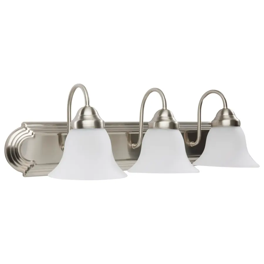 Ballerina 3-Light Vanity Light with Frosted White Glass - Image 3