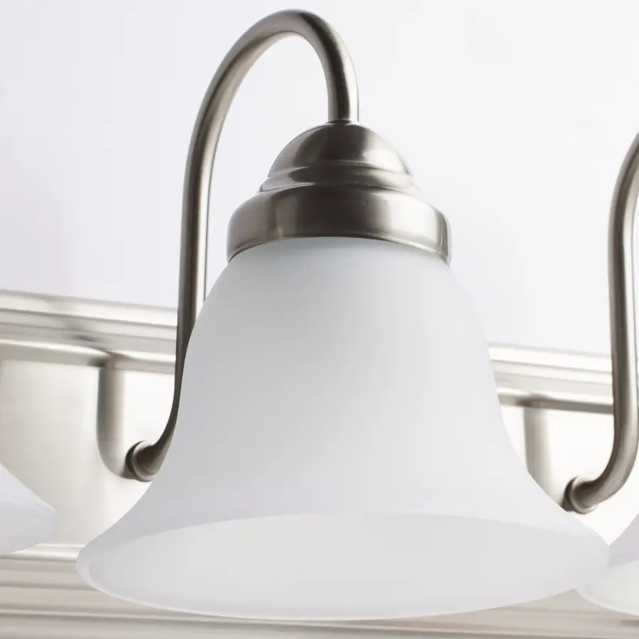 Ballerina 3-Light Vanity Light with Frosted White Glass - Image 9
