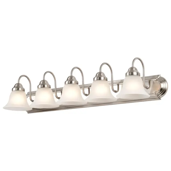 Ballerina 5-Light Vanity with Frosted White Glass - Image 3