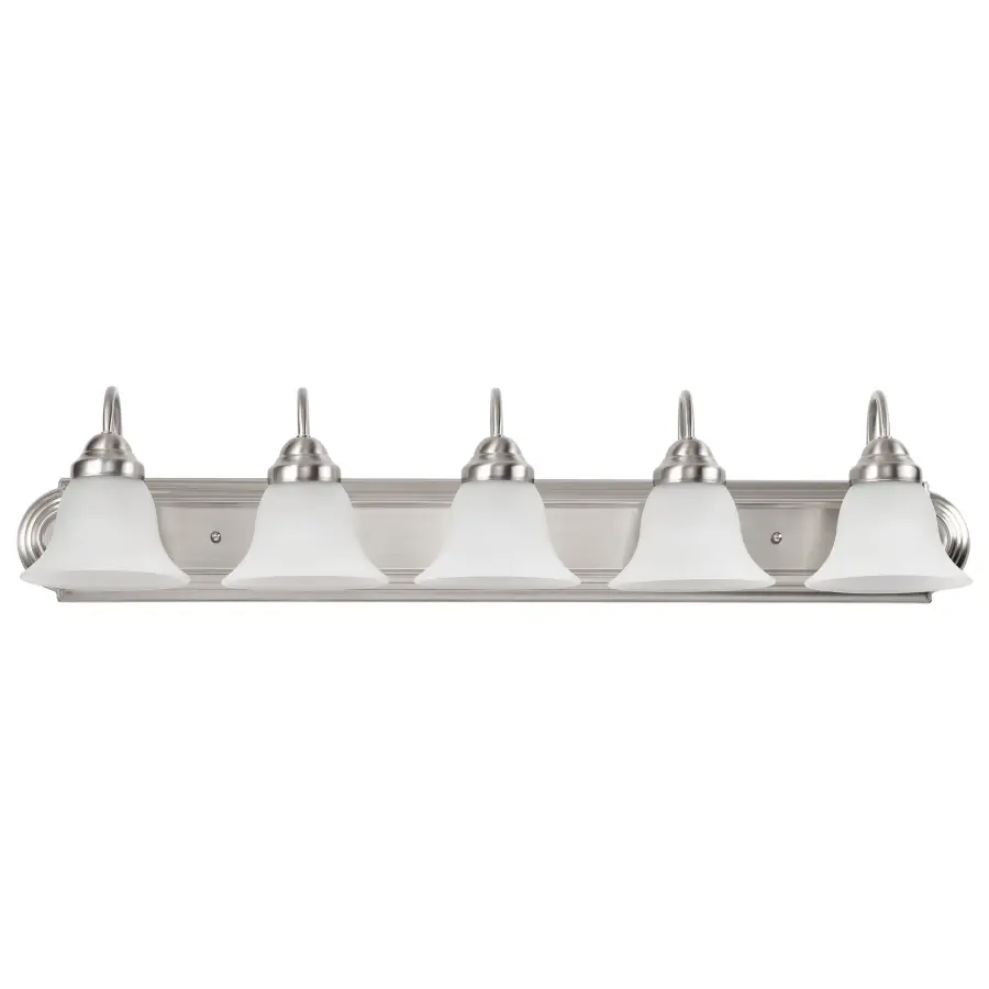 Ballerina 5-Light Vanity with Frosted White Glass - Image 6