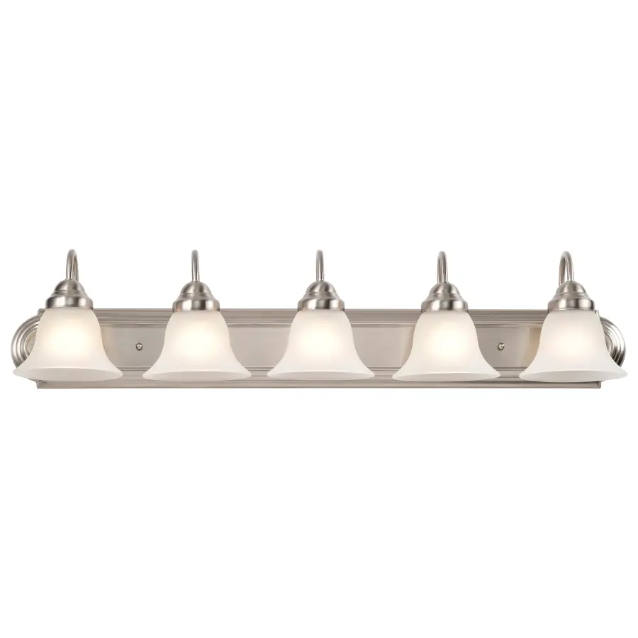 Ballerina 5-Light Vanity with Frosted White Glass - Image 7