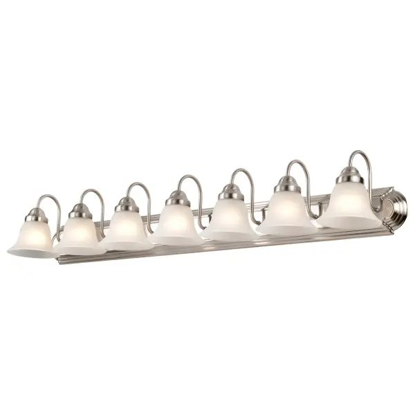 Ballerina 7-Light Vanity with Frosted White Glass - Image 3