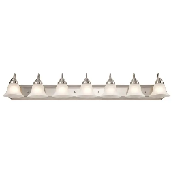 Ballerina 7-Light Vanity with Frosted White Glass - Image 7
