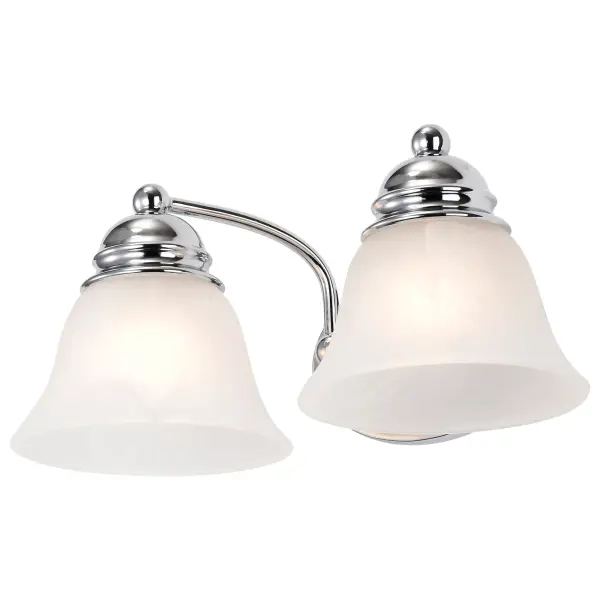 Empire 2-Light Vanity with Alabaster Glass Bell Shades - Image 6