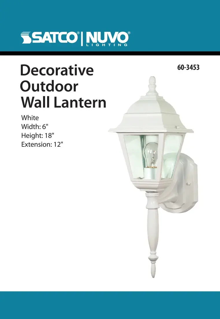 Classic White Lantern Brings Timeless Charm to Outdoor Spaces - Image 2