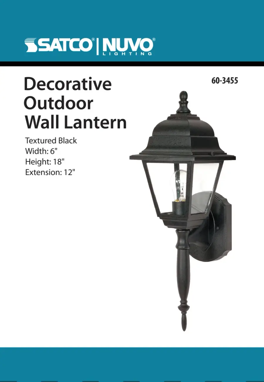 Classic Outdoor Lantern with Timeless Seeded Glass Charm - Image 2