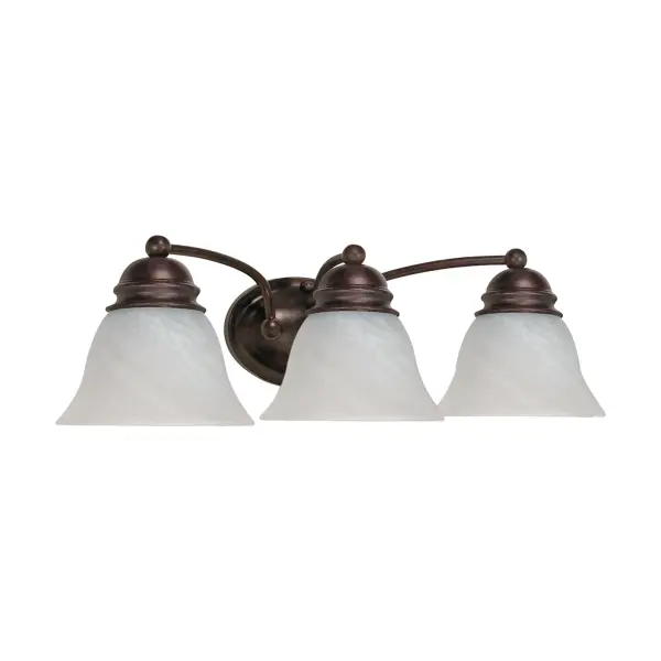 Empire 3-Light Vanity with Alabaster Glass