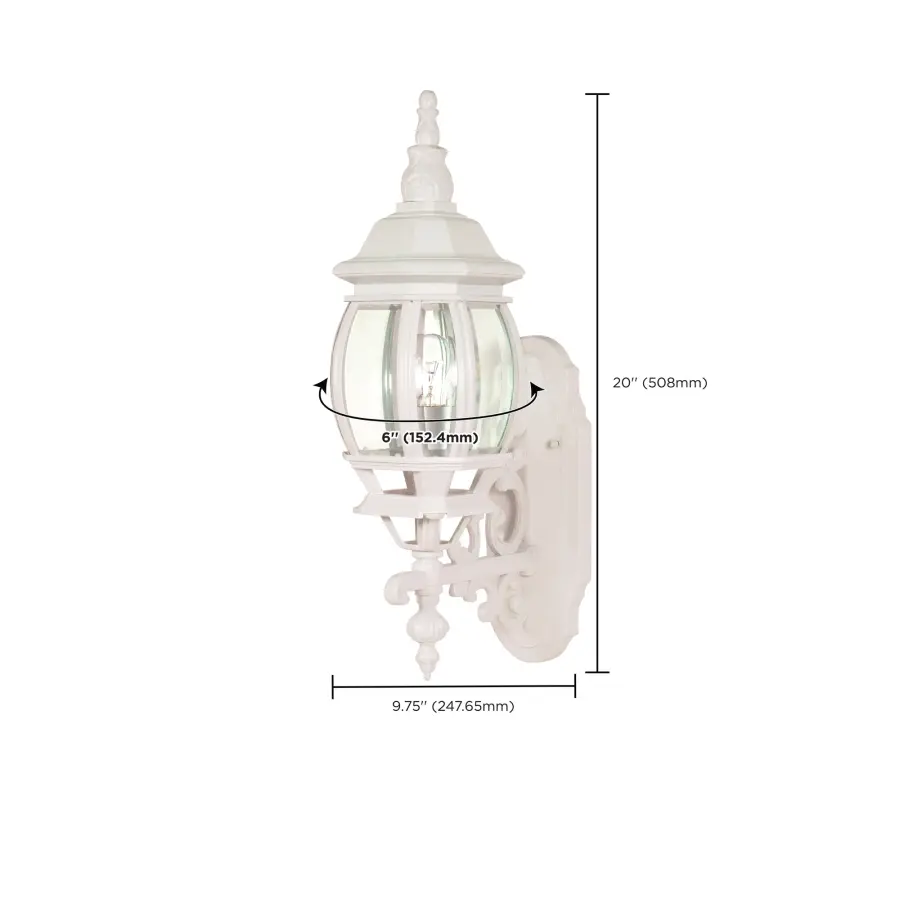 Central Park 20" Outdoor Wall Lantern - Image 9