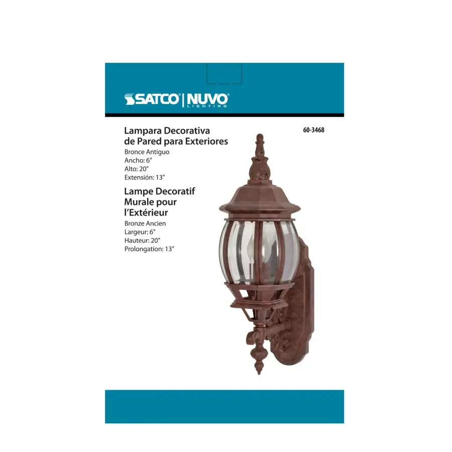 Central Park 20" Outdoor Wall Lantern - Image 3