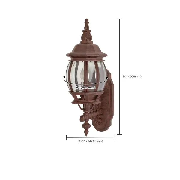 Central Park 20" Outdoor Wall Lantern - Image 9