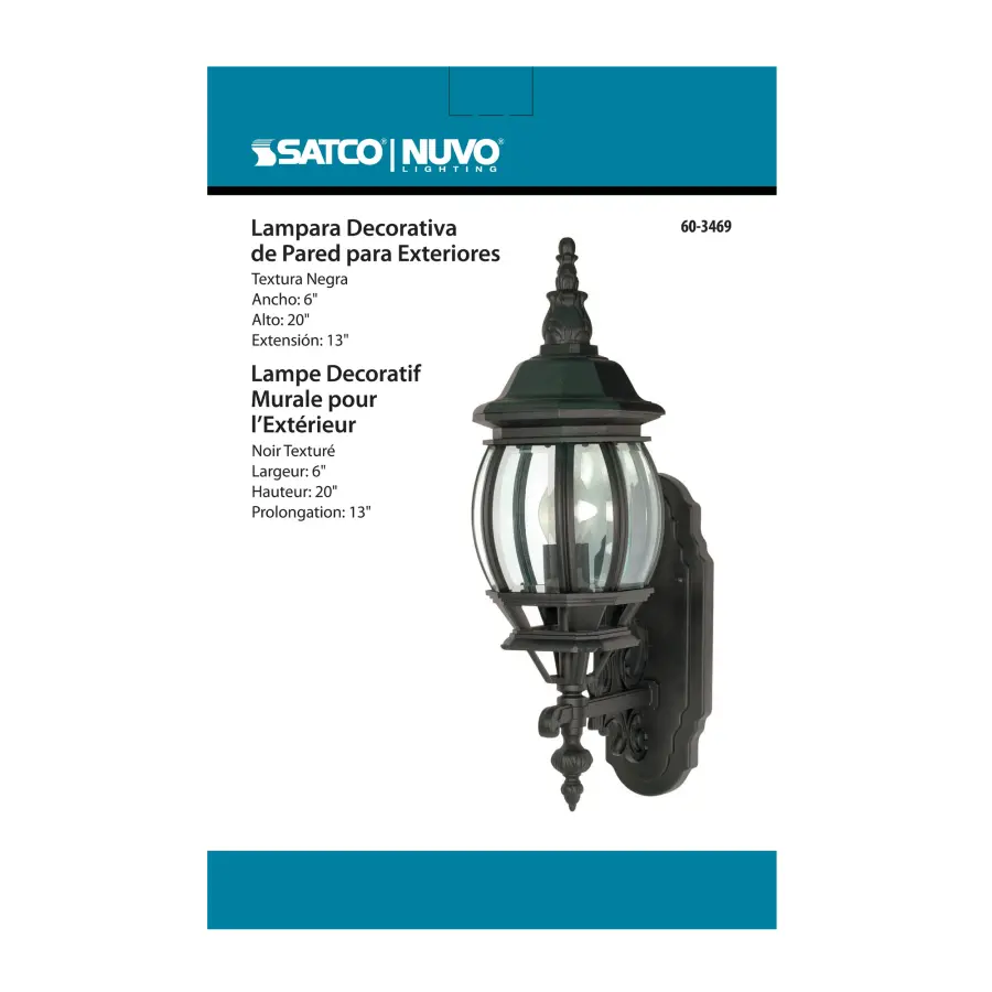 Central Park 20" Outdoor Wall Lantern - Image 3