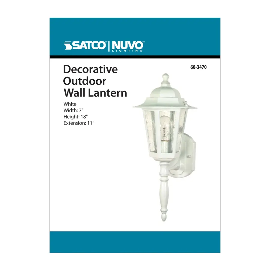 Classic White Lantern Brings Timeless Charm to Outdoor Spaces - Image 2