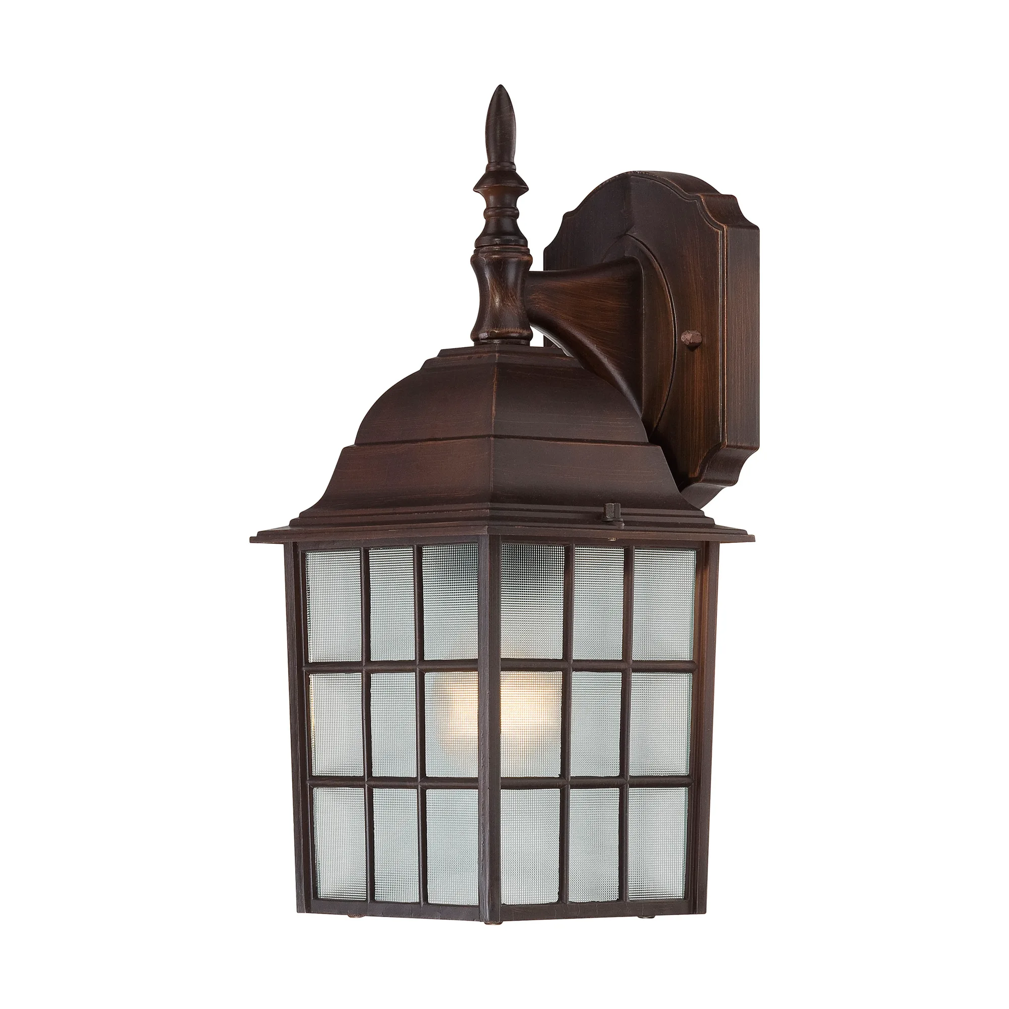 Adams 14" Outdoor Wall Sconce with Frosted Glass
