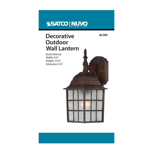 The Adams outdoor wall sconce combines traditional styling with practical outdoor lighting. Its 14-inch height and frosted glass shade provide welcoming illumination for porches, patios, and entryways. - alternate view