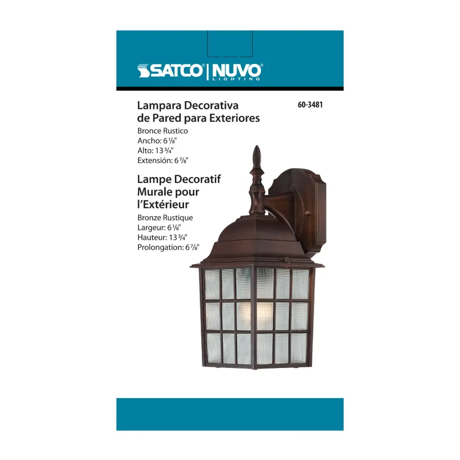 Classic Bronze Wall Sconce Perfect for Outdoor Entryways - Image 3