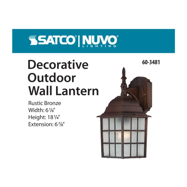 Classic Bronze Wall Sconce Perfect for Outdoor Entryways - Image 6