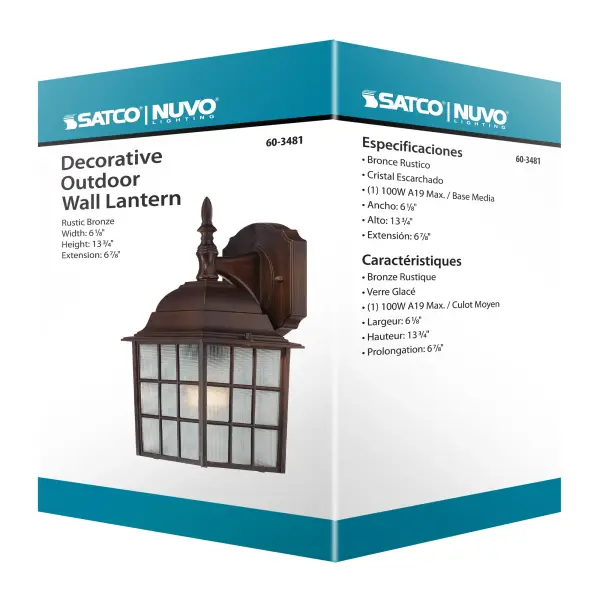 Classic Bronze Wall Sconce Perfect for Outdoor Entryways - Image 8