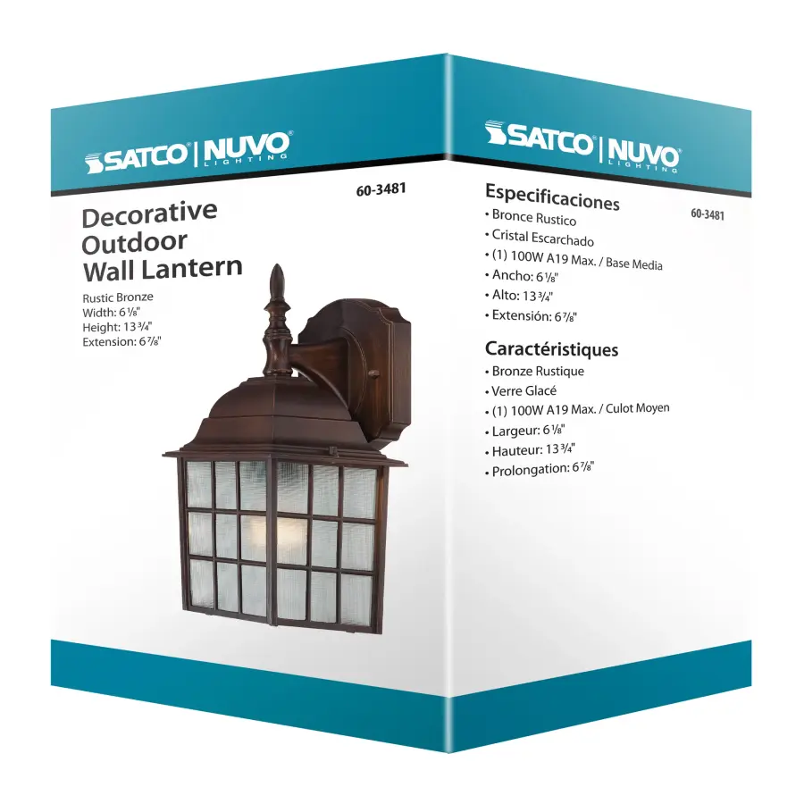 Classic Bronze Wall Sconce Perfect for Outdoor Entryways - Image 8