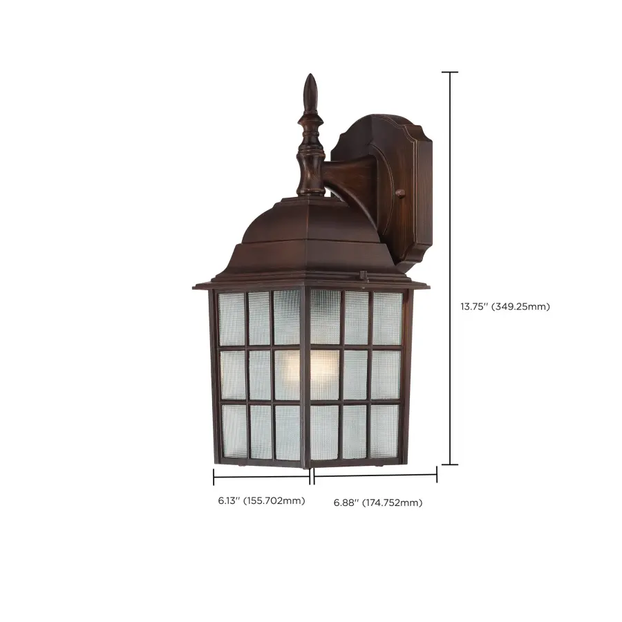 Classic Bronze Wall Sconce Perfect for Outdoor Entryways - Image 9