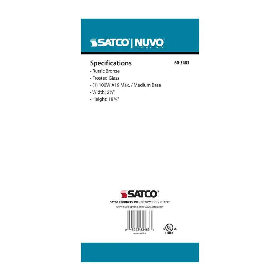 Adams Outdoor Post Light with Frosted Glass - Image 5