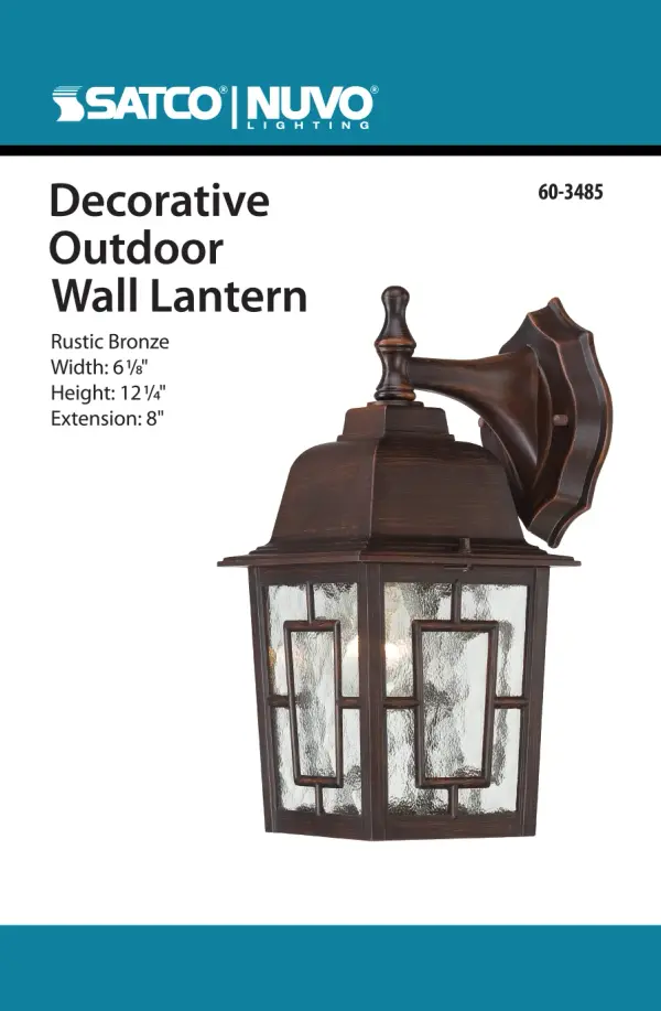 The Banyan outdoor wall sconce combines traditional bronze styling with distinctive clear water glass for a timeless coastal aesthetic. At 12 inches, it's perfectly sized for entryways, porches, and patios. - alternate view
