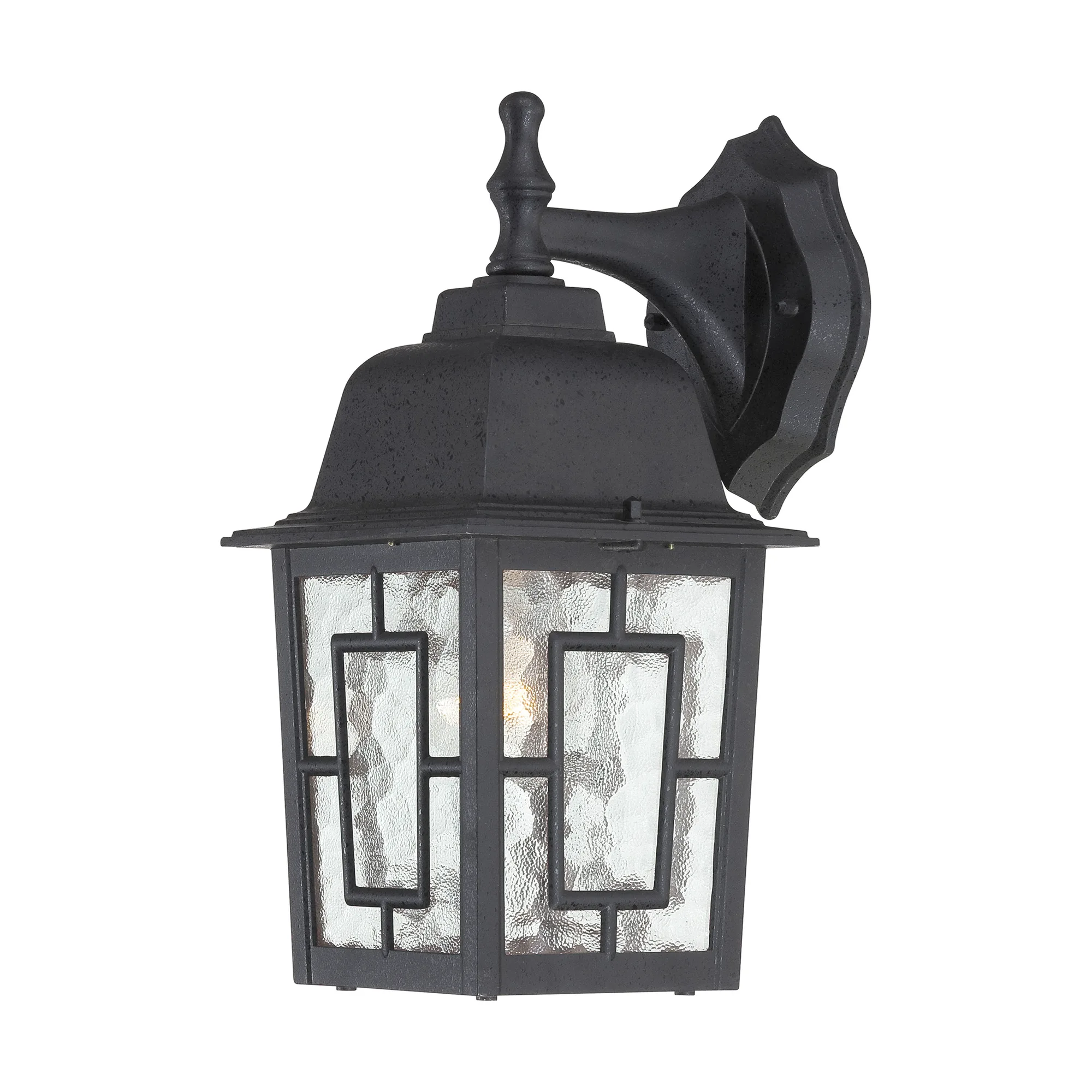 Banyan Outdoor Wall Sconce with Clear Water Glass