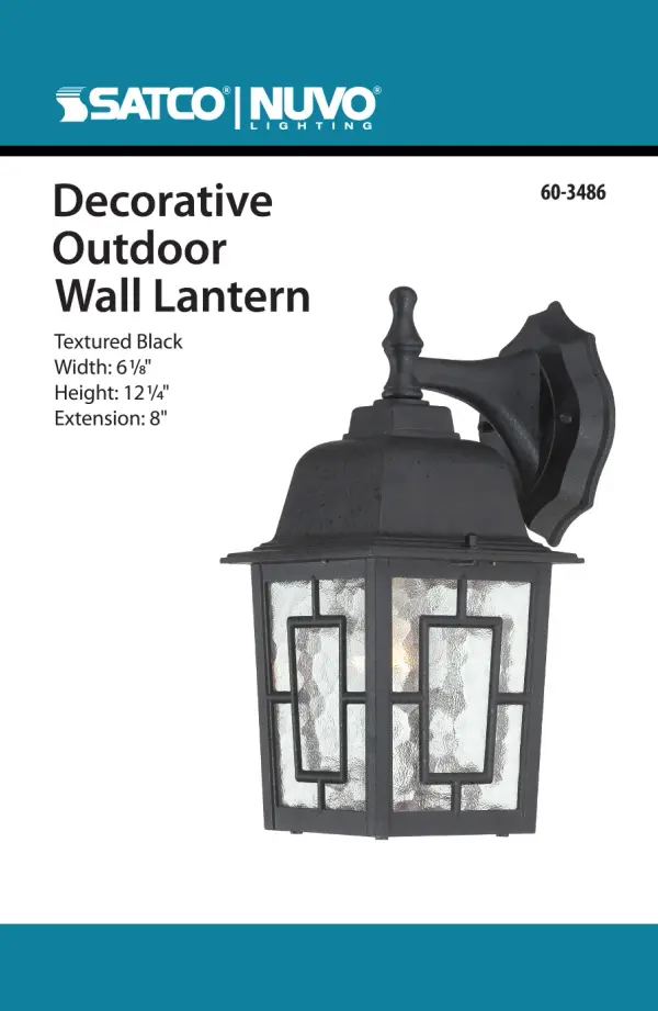 The Banyan outdoor wall sconce combines a classic black finish with clear water glass for a timeless look. At 12 inches, it's perfectly sized for entryways, porches, and patios, offering reliable outdoor illumination. - alternate view