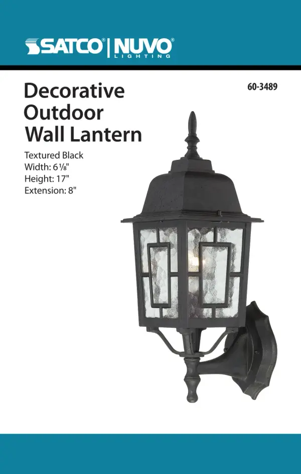 The Banyan outdoor wall sconce combines timeless design with durable construction. Its 17-inch profile and clear water glass create beautiful light patterns while the black finish ensures weather resistance and versatility. - alternate view