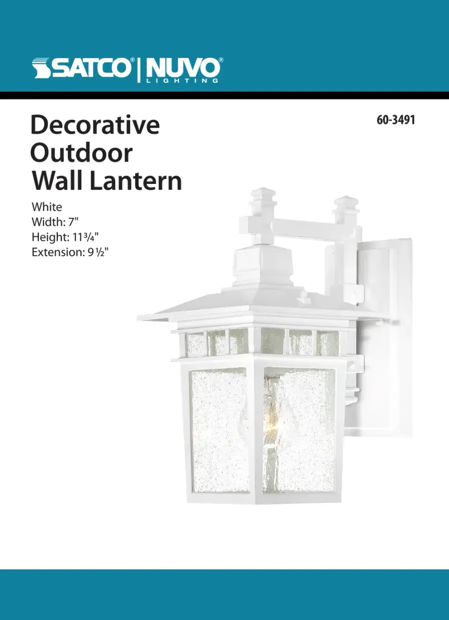 Cove Neck Outdoor Wall Lantern with Clear Seeded Glass - Image 2