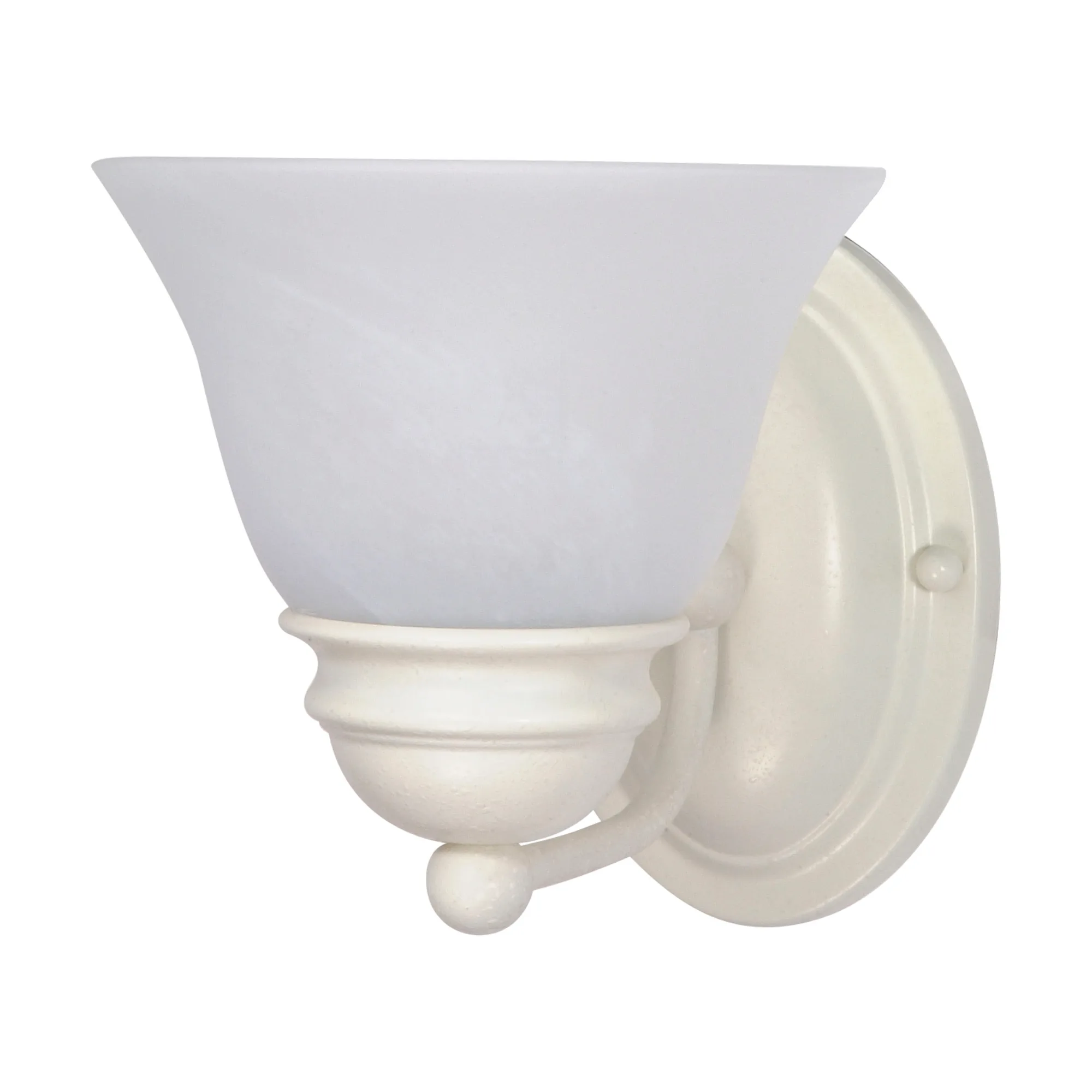 Empire 1-Light Vanity with Alabaster Glass