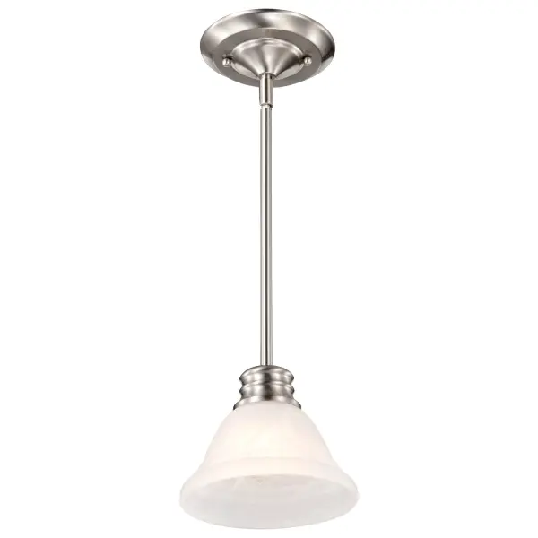 Empire 7" Mini Pendant with Alabaster Glass - Image 2